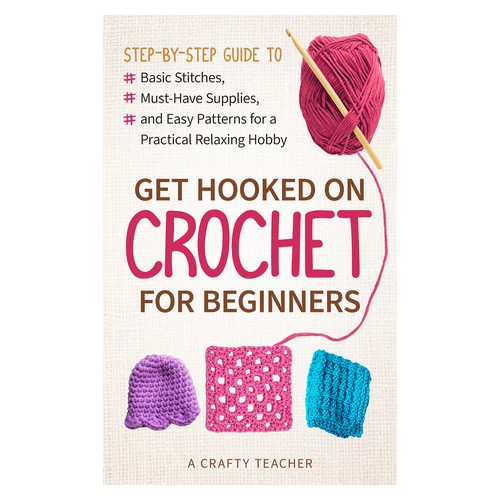 Get Hooked On Crochet Ebook Cover Design