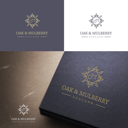 Design a logo for a fine wood working company Oak & Mulberry