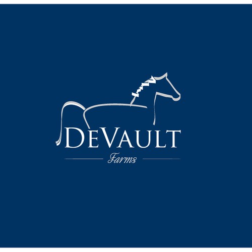 Create a logo for an equestrian/horse business that portrays beauty, elegance,& simplicity