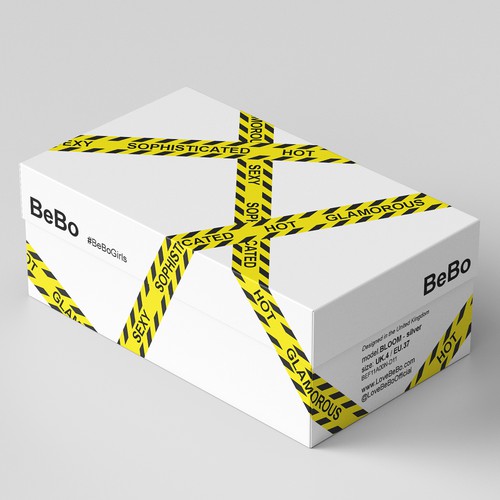 Bold shoe box design