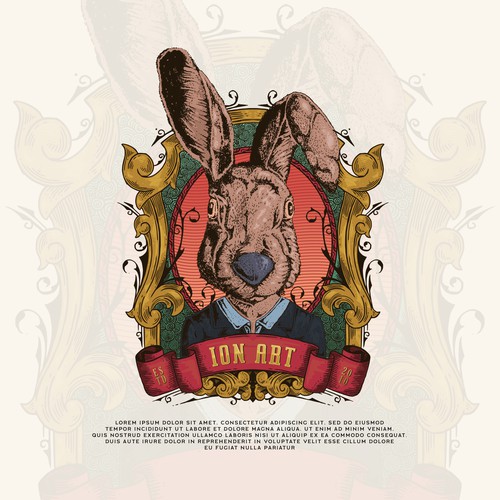 rabbit classic illustration