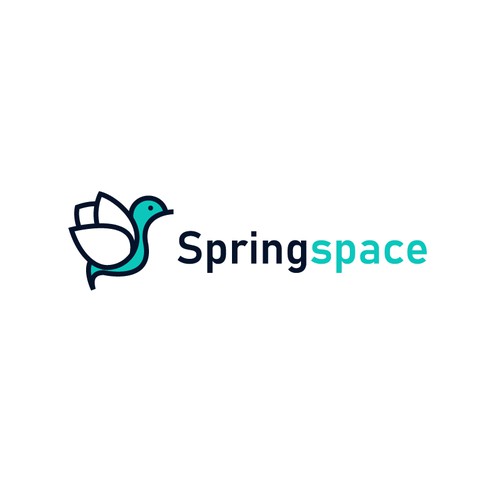 Springspace logo design