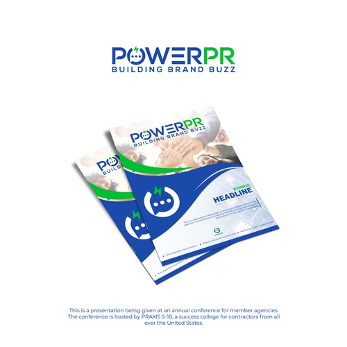 A bold logo For POWERPR