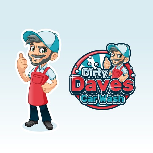 Mascot and Logo Design DirtyDaves