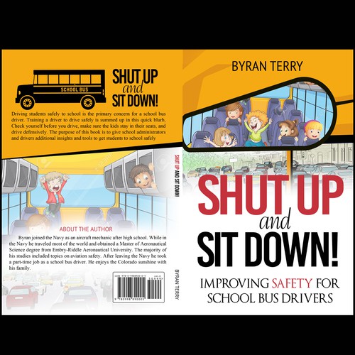 book cover for a school bus safety book