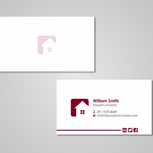 Business Card Design for Property Investor