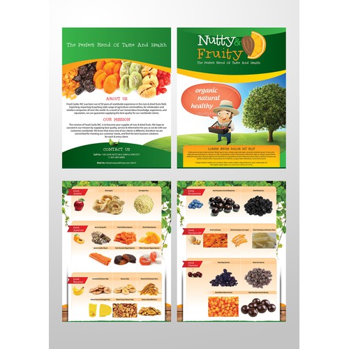 Help Nutty And Fruity with a new brochure design