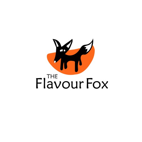Character Logo for The Flavour Fox