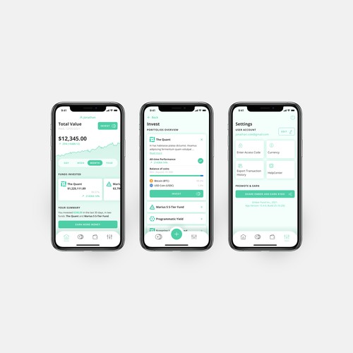 Crypto investing app