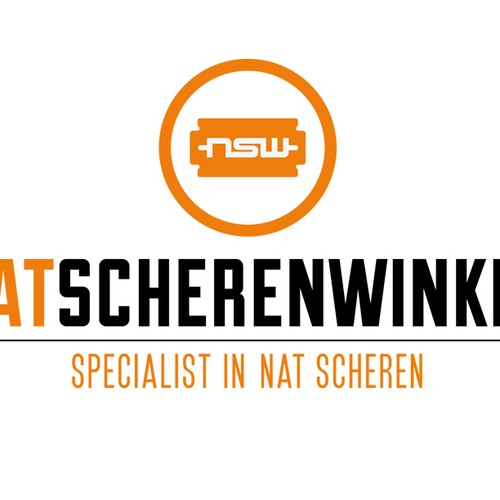 Logo for Men Grooming website  "natscherenwinkel" 