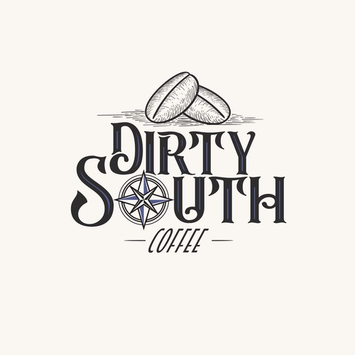 A Logo Design for "Dirty South Coffee"