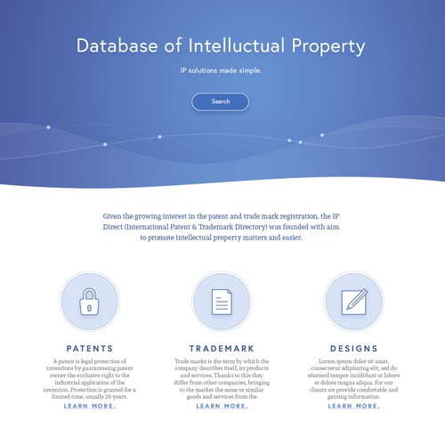 Database of Intellectual Property - Web Design