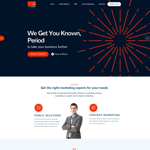 Firecracker Website UI/UX Design