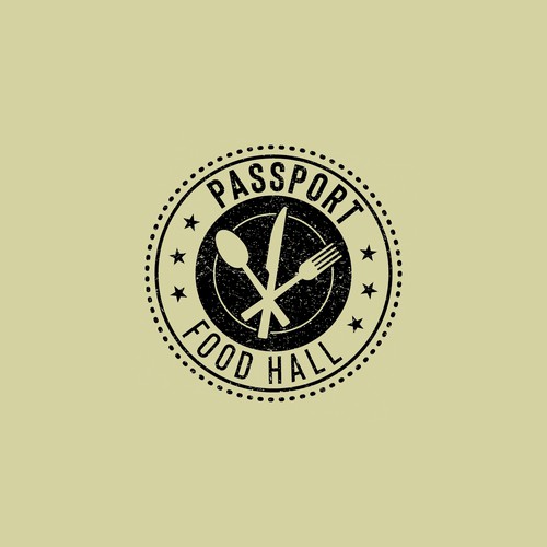 Logo design for a travel inspired food hall