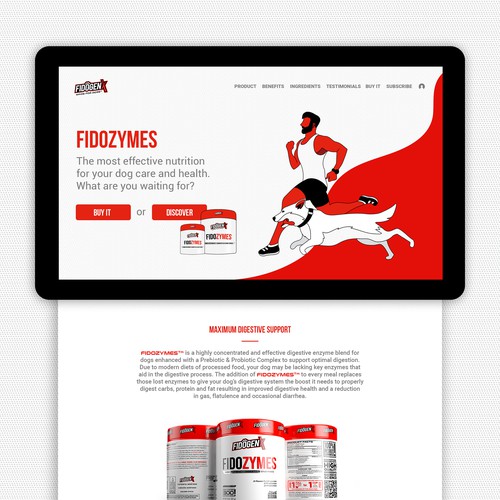 Fidozymes landing page