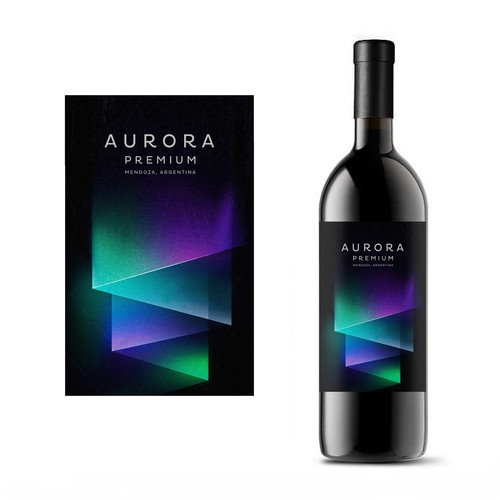 Aurora Wine Label