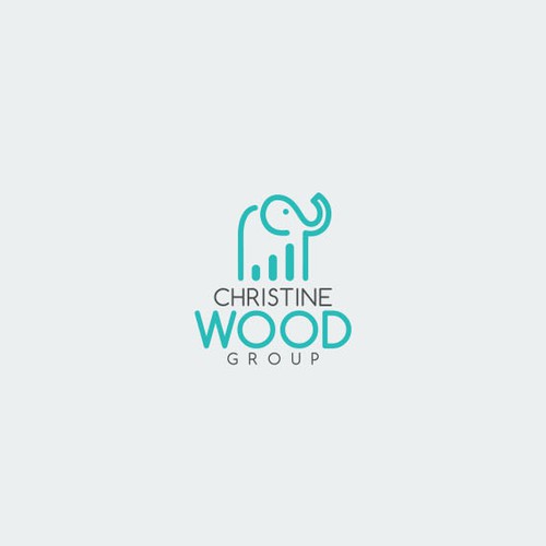Logo concept for Christine Wood.