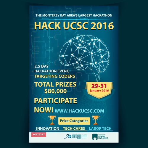 poster for hack ucsc