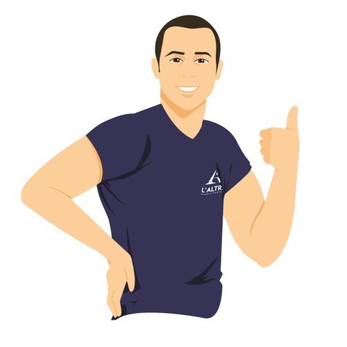 Logo Illustration for a Physiotherapist