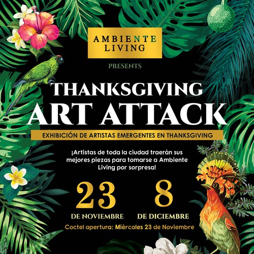 Jungle insipired poster design