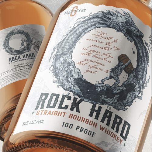 ROCK HARD Straight Bourbon Whiskey