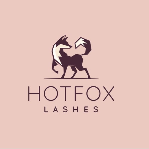 HOT FOX LASHES logo.