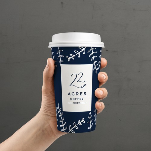 22 Acres Coffee Shop Logo Design