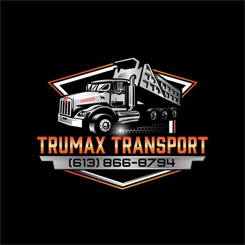 TruMax Transport Logo Design