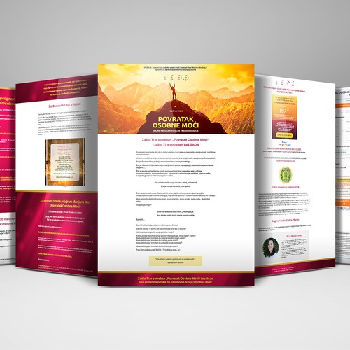 Landing Page Design & Development for TotalnaTransformacija.com