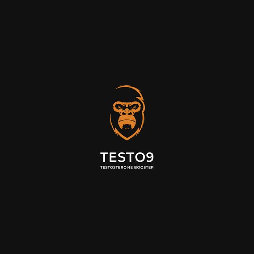 Masculine Logo for T-Boosting Muscle Growth Supplement