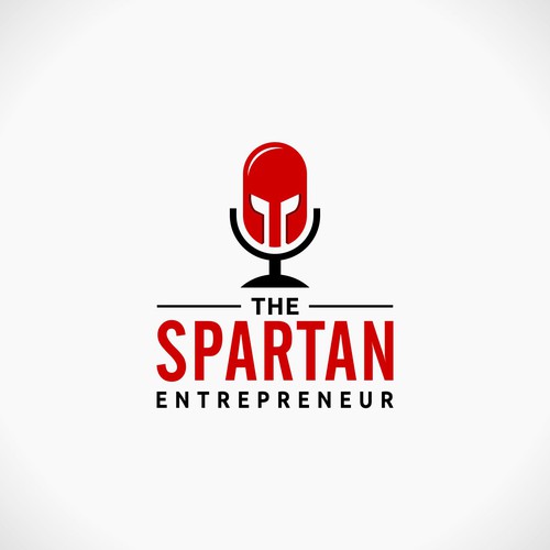 simple and elegant logo Spartan Entrepreneur