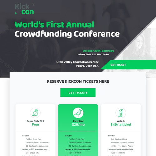 Landing Page Design
