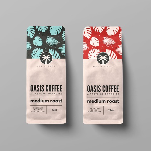 Packaging for a cool coffee brand