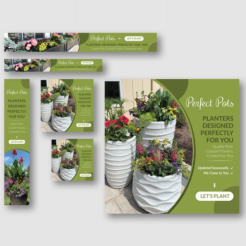 Banner Ads Design for a Flower Company