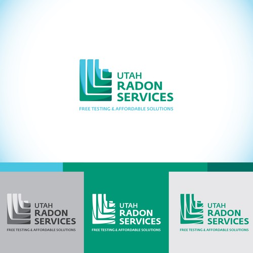 Clear logo for Radon services.