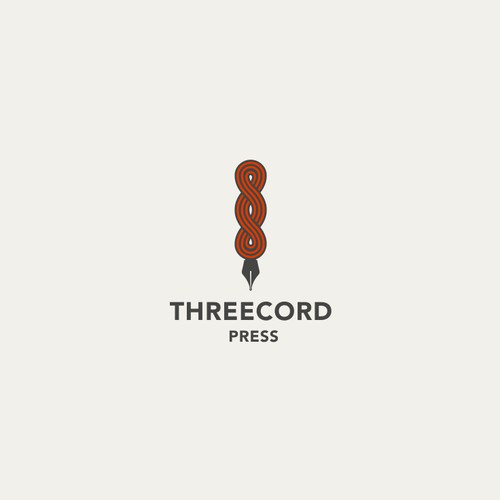 Logo for independent publishing house Three Cord Press