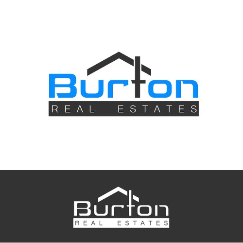Create a clean and creative Real Estate Investment logo for Burton Real Estate.