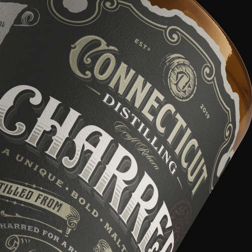 Charred Spirit Label