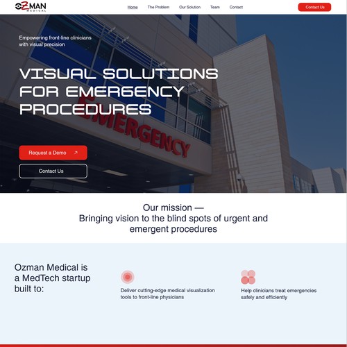 Osman Landing Page Design