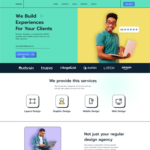 Landing Page Design