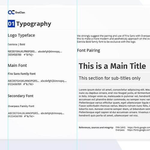 OneClan Branding Book