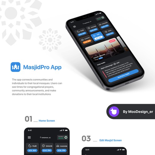 App Redesign for Muslim Prayer App