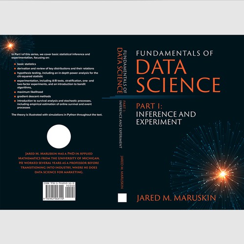 Simple book cover for Data Science
