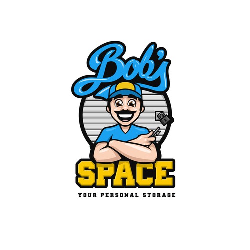 Mascot Logo Design for Personal Storage Business