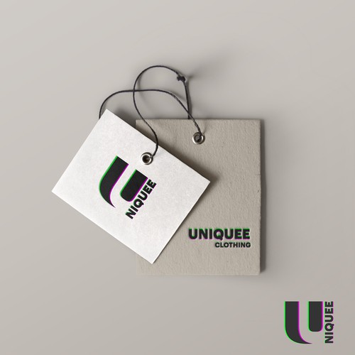 Unique logo concept for clothing brand Uniquee