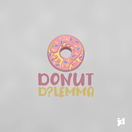 Logo for a donut company