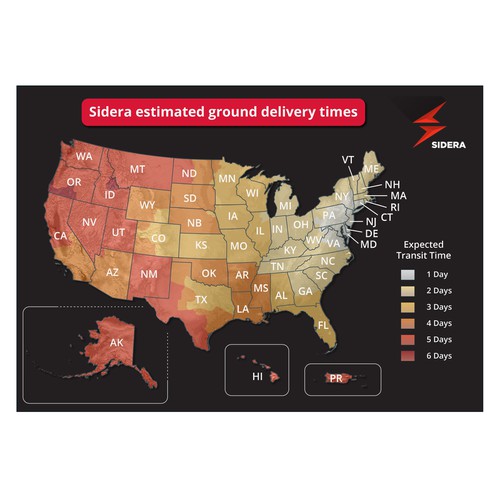 Infographic map for Sidera