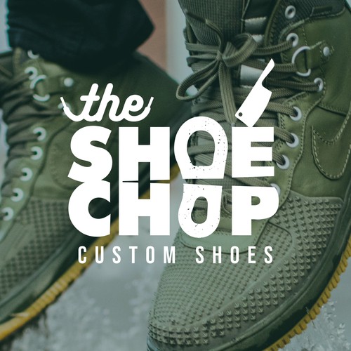 Logo design for custom shoe shop 