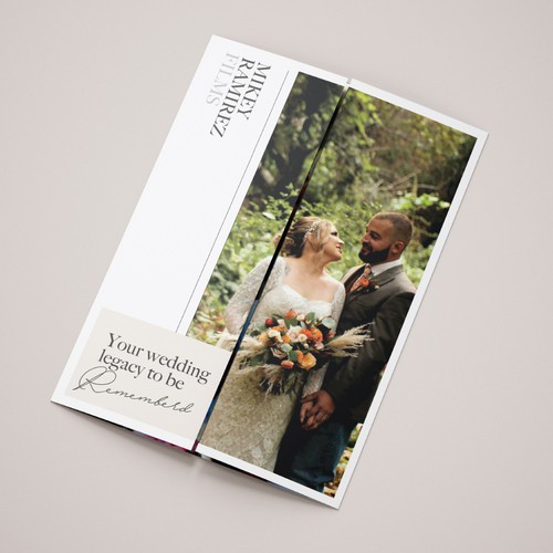 Luxury Film Brochure for a wedding videographer