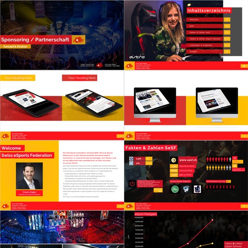 Swiss esport federation PowerPoint Template